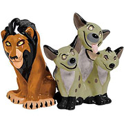 The Lion King Scar and Hyenas Salt & Pepper Shakers